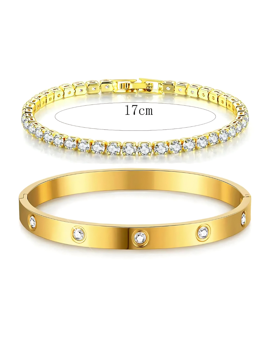 LAYA Armband-Set 14 Karat – in Gold und Silber