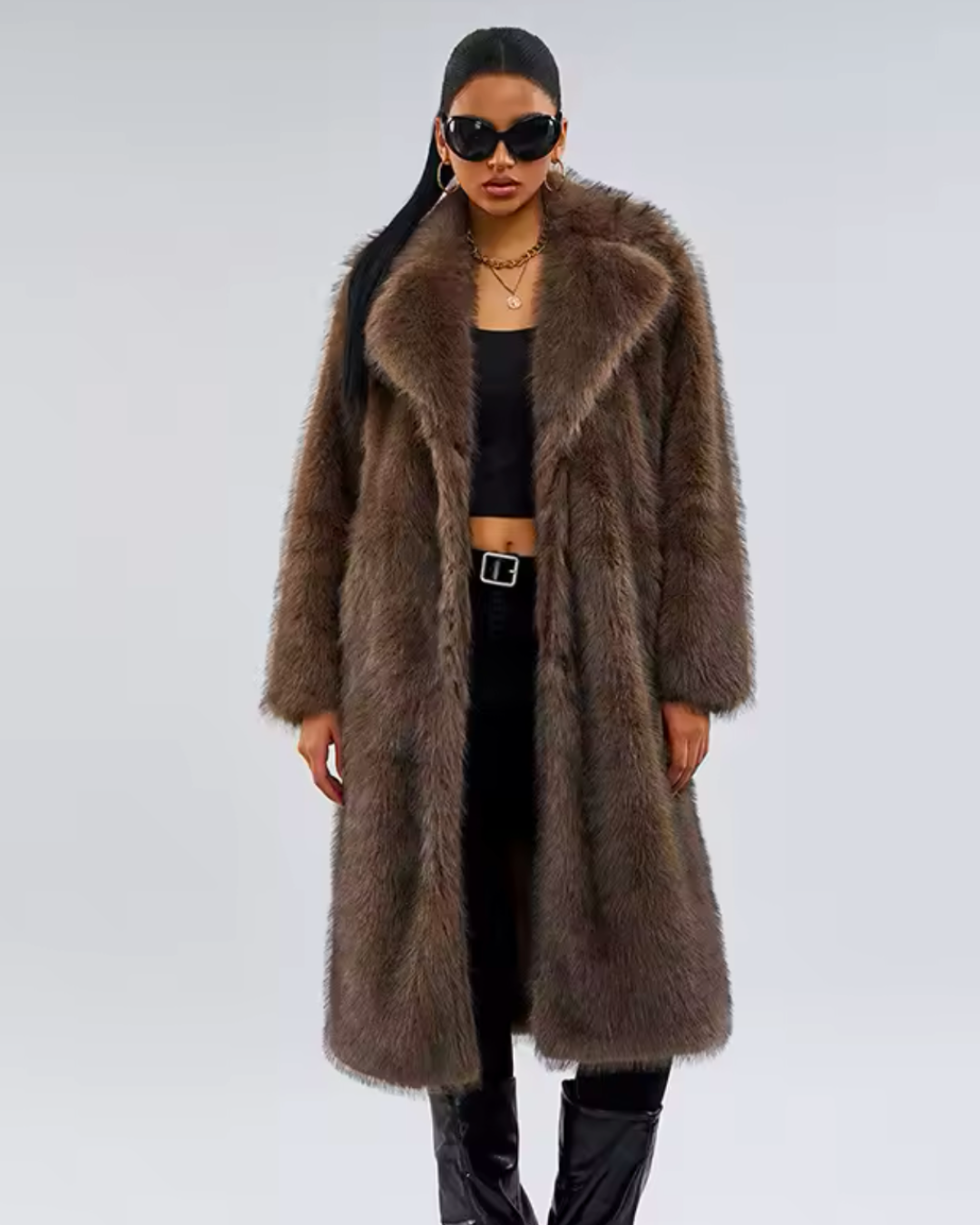 LOREN Faux Fur Coat