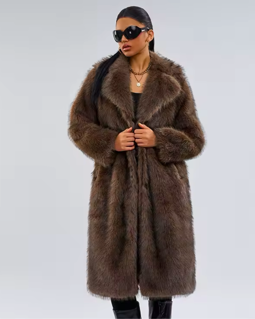 LOREN Faux Fur Coat