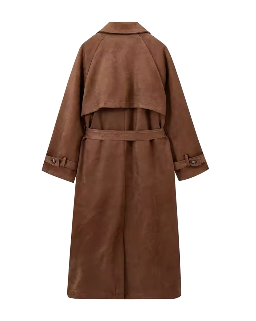 Lanbur Suede Trenchcoat